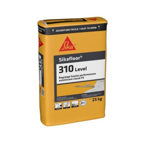 RAGREAGE SIKA LEVEL 310 INTERIEUR 25KG DE 1 A 10MM CERTIFIE P3