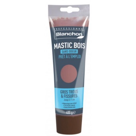 MASTIC BOIS EN TUBE BLANCHON 400GR