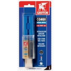 COLLE EPOXY METAL DEUX COMPOSANTS 24ML