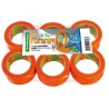 RUBAN ADHESIF ORANGE 6095 50MMX33M + 10 % GRATUIT PAR LOT DE 6PIECES