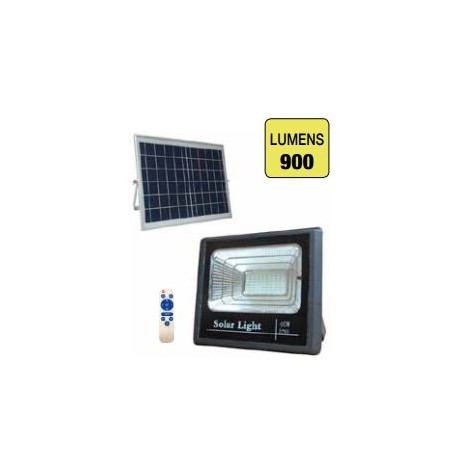 PROJECTEUR SOLAIRE A PANNEAU DEPORTE 40W BATTERIE LITHIUM 3,2V 10AH