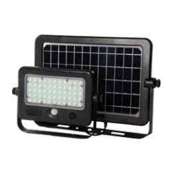 PROJECTEUR SOLAIRE A PANNEAU DEPORTE MULTIFONCTION 10W 1100LUMENS