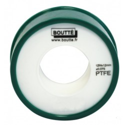 RUBAN TEFLON PTFE 12X0.1X12M