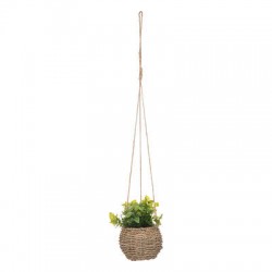 PLANTE ARTIFICIELLE A SUSPENDRE NAT ZOE HAUTEUR 19CM