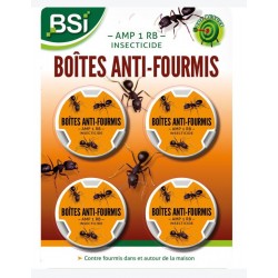 BOITE APPAT ANTI-FOURMIS 10 GR FORMAT 4PIECES