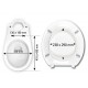 ABATTANT WC THERMODUR AQUALID CHARNIERES INOX