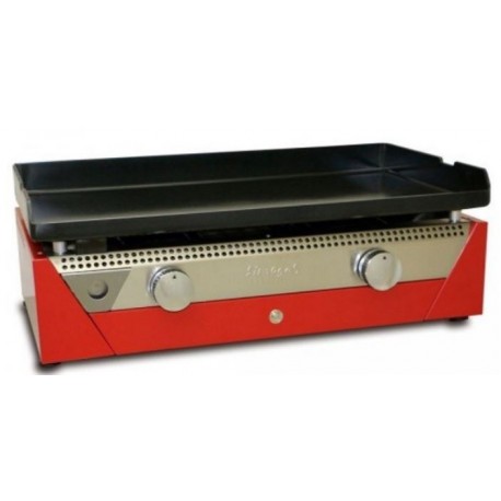 PLANCHA GAZ 2 FEUX RAINBOW 71X41CM