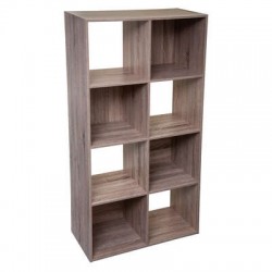 ETAGERE 8 CASES MIX NATUREL