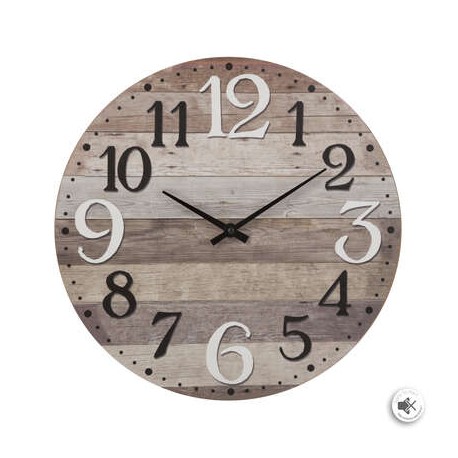 HORLOGE MDF 38CM