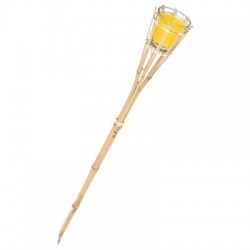 BOUGIE CITRONELLE TORCHE BAMBOU 110G