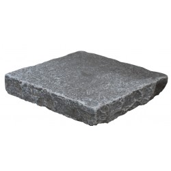 PAVE DE TANDUR BLUE 14X14X4CM BORD ANTIQUE SURFACE VIEILLIE