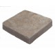 PAVE DE TRAVERTIN VIEILLIE 15,25X15,25X3 CM BORD ANTIQUE