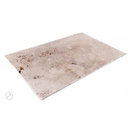 PIERRE TRAVERTIN 40,6X61CM VIEILLIE 12MM CHOIX 1 COULEUR RUSTIC MIX