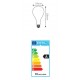 AMPOULE FILAMENT LED GLOBE D110 AMBRE BLANC CHAUD 2000K 600 LUMENS 10W