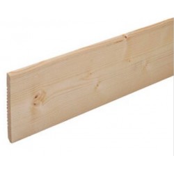 PLINTHE SAPIN BORD ARRONDI 13x95MM EN 2,4M