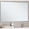 MIROIR PLAT 1200X600X22MM LAQUE BLANC