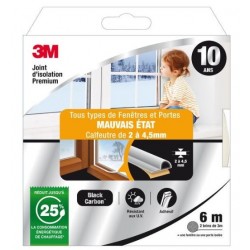 JOINT DE CALFEUTREMENT PORTE/FENETRE MAUVAIS ETAT PREMIUM 6M