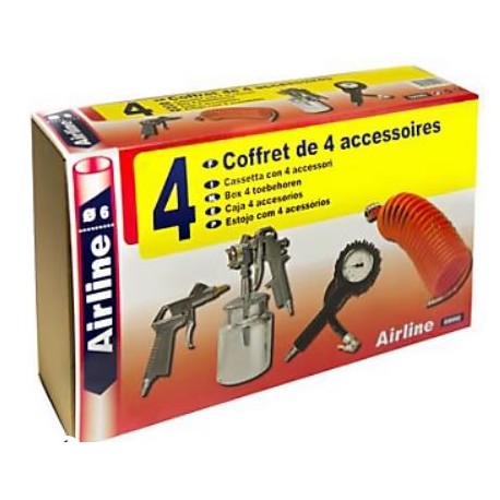 KIT 4 PIECES AVEC RACCORDS RAPIDES (BOIT