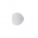 EMBOUT BOULE 28MM BLANC 2PIECES