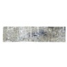 FAIENCE PATE BLANCHE COLONIAL WOOD WHITE MATE 7,5X30X0,86CM