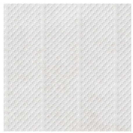 DECOR FAIENCE CERES 30X90X1,05CM RECTIFIEE PATE BLANCHE RELIEVE HOYO