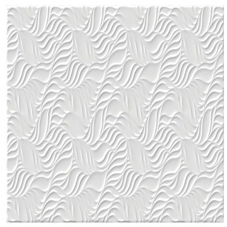 DECOR FAIENCE PURE 30X60X0,8CM PATE BLANCHE LEAVES WHITE