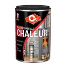 PEINTURE HAUTE TEMPERATURE 600 NOIR MAT 250ML