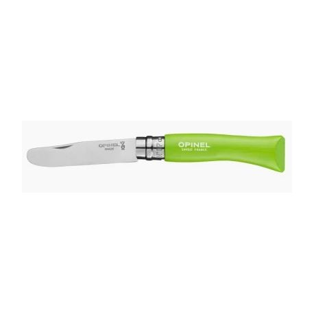 COUTEAU OPINEL LAME CARBONE N°7 BOUT ROND