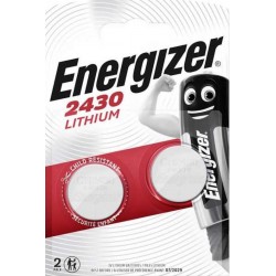 PILE CR2430 3V LITHIUM ENERGIZER 2 PIECES