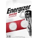 PILE CR2430 3V LITHIUM ENERGIZER 2 PIECES