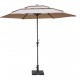 PARASOL CANOPY 3M CREME 6 BALEINES