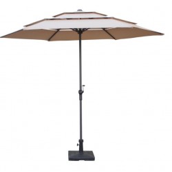 PARASOL CANOPY 3M CREME 6 BALEINES