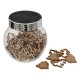 ACCESSOIRE BOCAL FORME BOIS EN SAPIN PAILLETTES 12PIECES