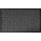 TAPIS YVAN POLYPRO/CAOUTCHOUC GRIS FONCE 45X75CM