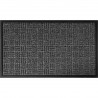 TAPIS YVAN POLYPRO/CAOUTCHOUC GRIS FONCE 45X75CM