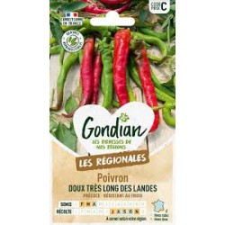 POIVRON DOUX LONG LANDES GONDIAN