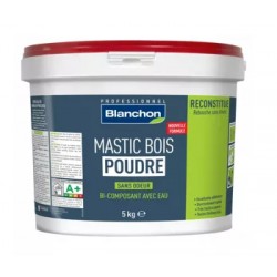 MASTIC BOIS POUDRE BLANCHON BLANC 5KG