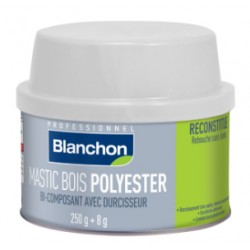 MASTIC BOIS POLYESTER BLANCHON PIN