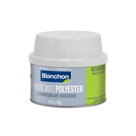 MASTIC BOIS POLYESTER BLANCHON PIN