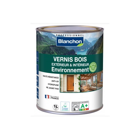 VERNIS BOIS ENVIRONNEMENT INCOLORE 1LITRE