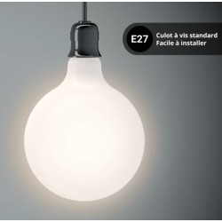 AMPOULE OPAQUE LED DECO SEMI-GEANTE GLOBE 1521LUMENS 4000KELVIN 12W E27