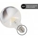 AMPOULE FILAMENT LED DECO G95 SILVER TOP 850LUMENS 2700KELVIN 8W E27