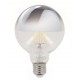 AMPOULE FILAMENT LED DECO G95 SILVER TOP 850LUMENS 2700KELVIN 8W E27