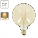 AMPOULE FILAMENT LED DECO VINTAGE G125 636 LUMENS 1800KELVIN 7W AMBRE E27