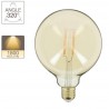 AMPOULE FILAMENT LED DECO VINTAGE G125 636 LUMENS 1800KELVIN 7W AMBRE E27
