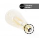 AMPOULE FILAMENT LED ST64 E27 AMBRE 800 LUMENS 1800KELVIN 8W 2PIECES