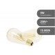AMPOULE FILAMENT LED ST64 E27 AMBRE 800 LUMENS 1800KELVIN 8W 2PIECES
