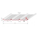 BAC ACIER TOITURE EP 0.63 45T RAL 6021