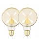 AMPOULE FILAMENT LED A60 VINTAGE B95 806 LUMENS 1800KELVIN 8W 2PIECES E27
