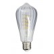 AMPOULE FILAMENT LED DECO VERRE CISELE ST64 240 LUMENS 3000KELVIN 4W E27